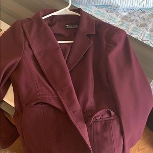Maroon blazer